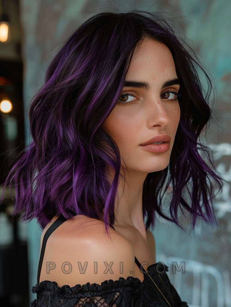 37 Dark Hair Color Ideas to Transform Your Look with Unique Highlights ...