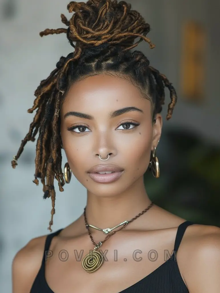 Explore 32 Creative Faux Locs Hairstyle Ideas for Women Featuring Updo ...