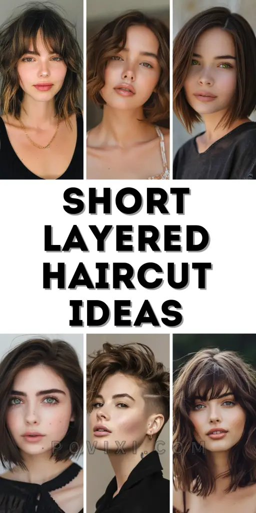 36 Short Layered Haircut Ideas for Women in 2024 Perfect for Thick Hair ...