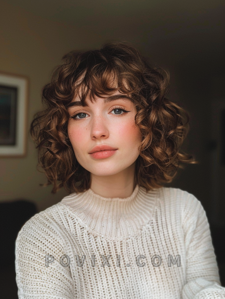 33 Short Curly Bob Hairstyles for Women in 2024 from Messy Curls to ...