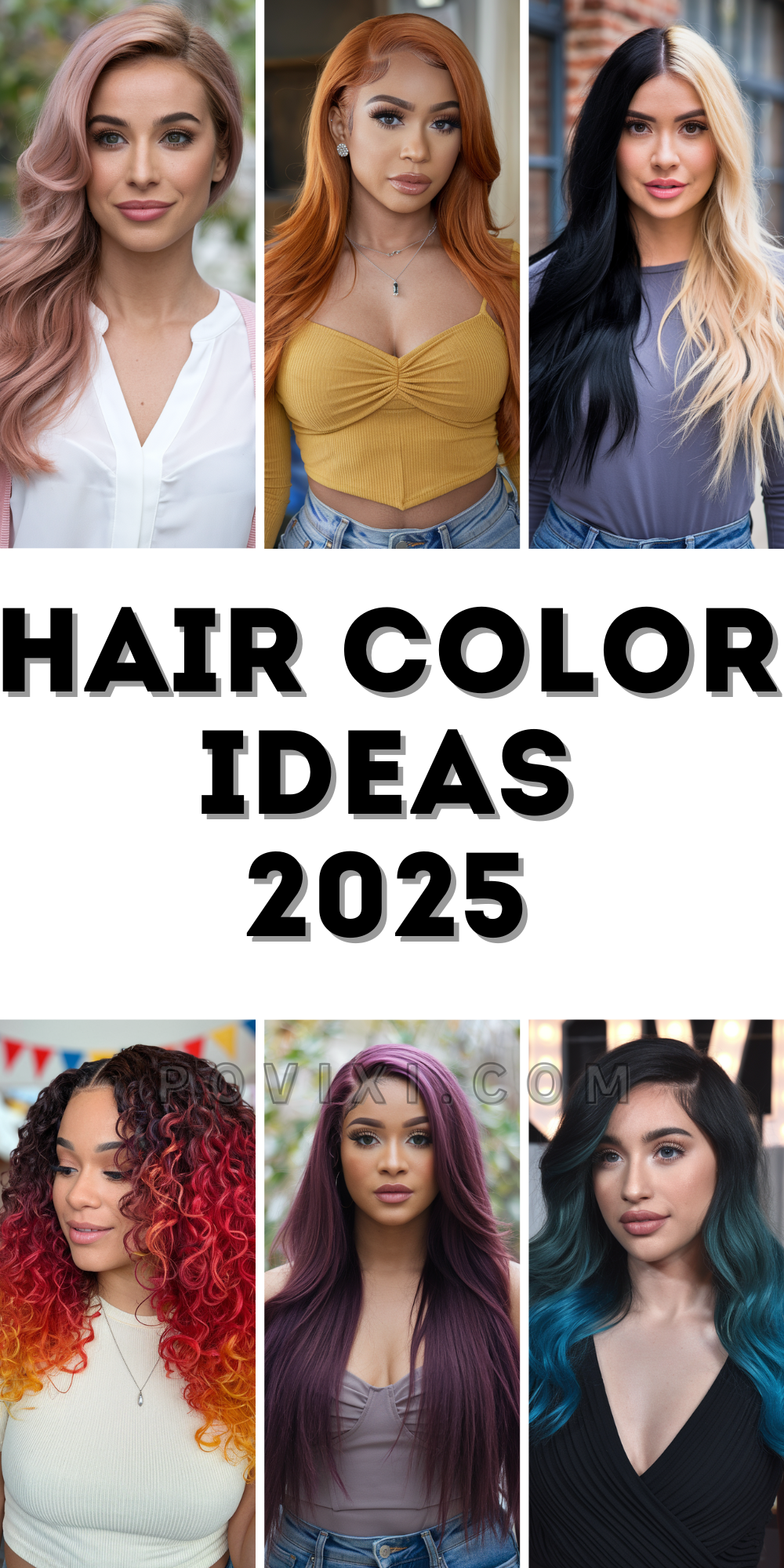 Colour Rambut Idea 34 Sunset Hair Color Ideas 2024: Styles Including Fire Red, Purple ...