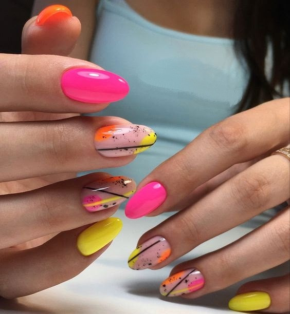 29 Ideas Summer Nail Designs 2025 Vibrant Looks To Brighten Your Mood 
