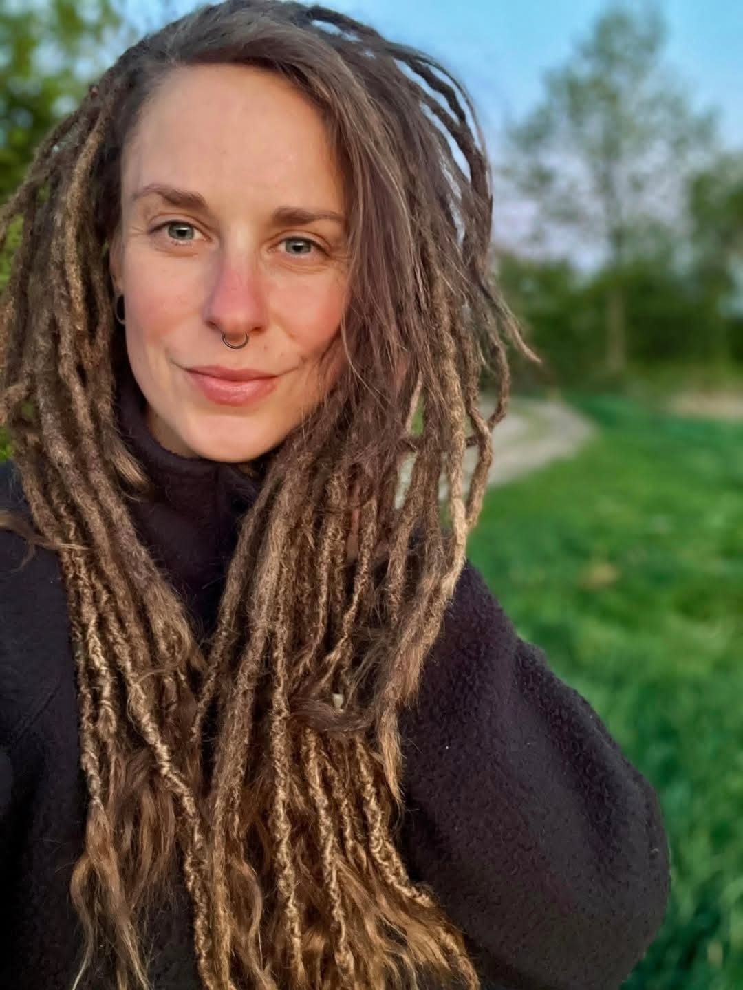 Boho Blonde Ombre Dreadlocks With Loose Waves