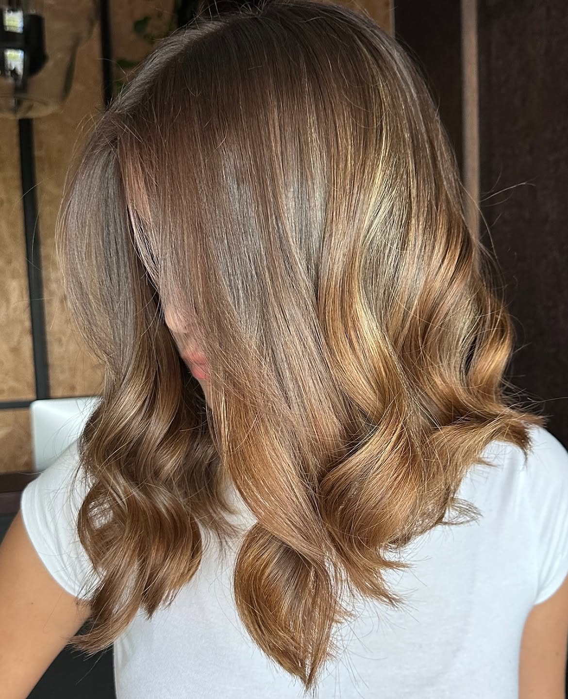 Caramel Balayage With Soft Beachy Waves
