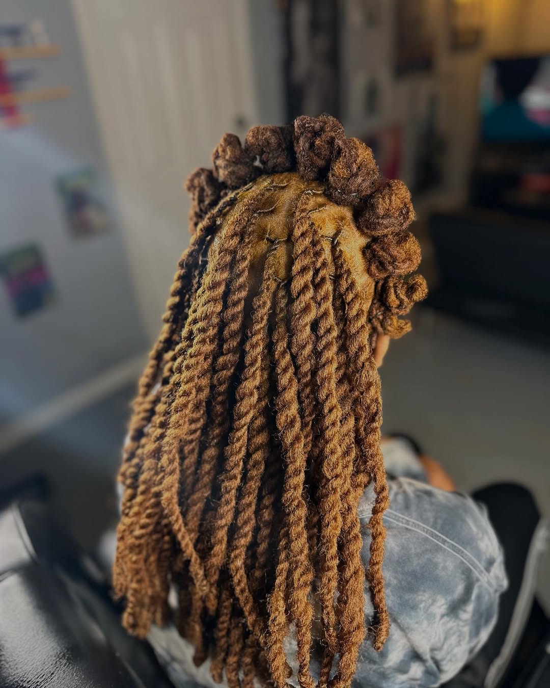 Cascading Rope Twists With Crowned Buns