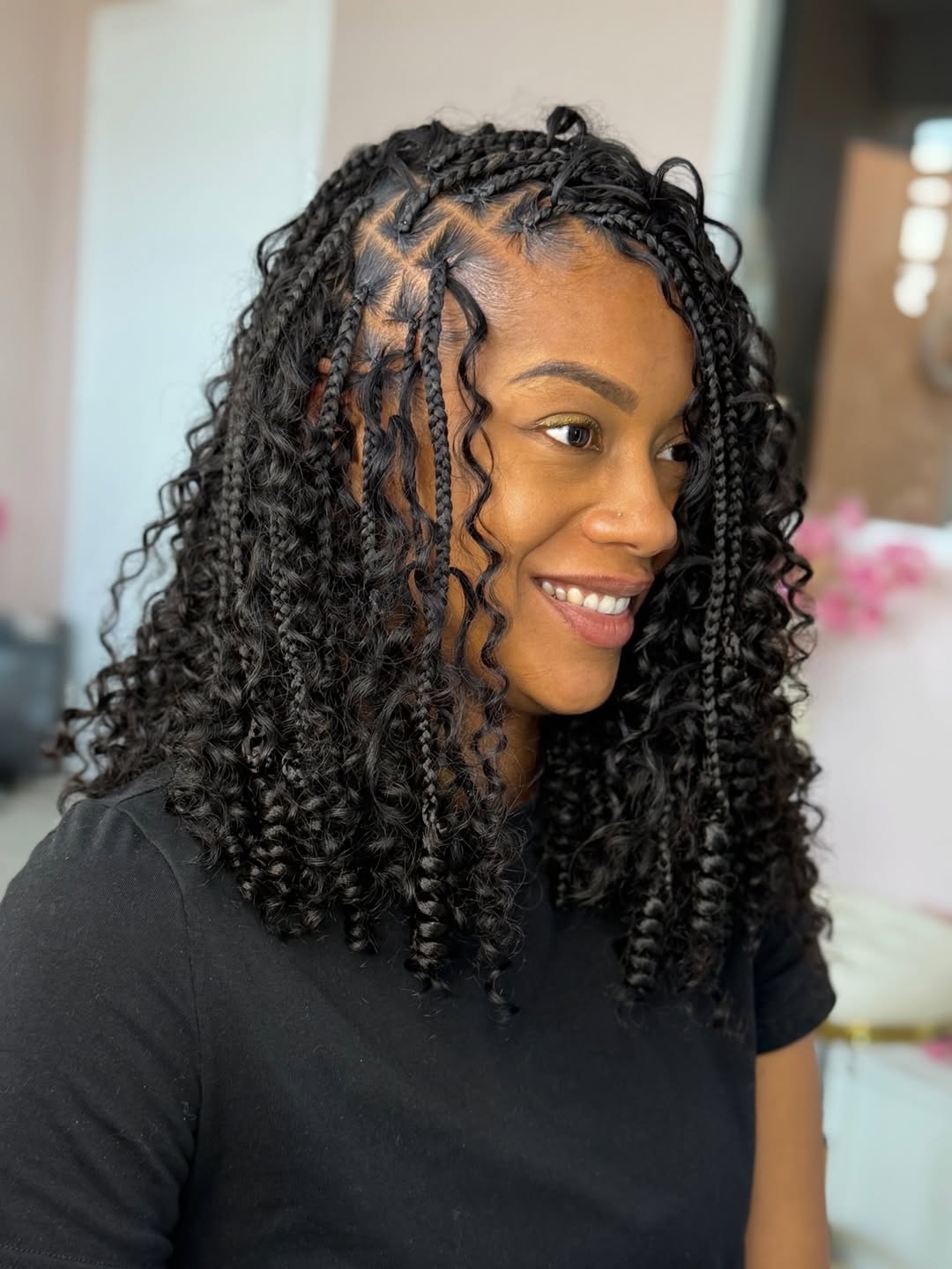 Gorgeous Crochet Braids With Curly Ends