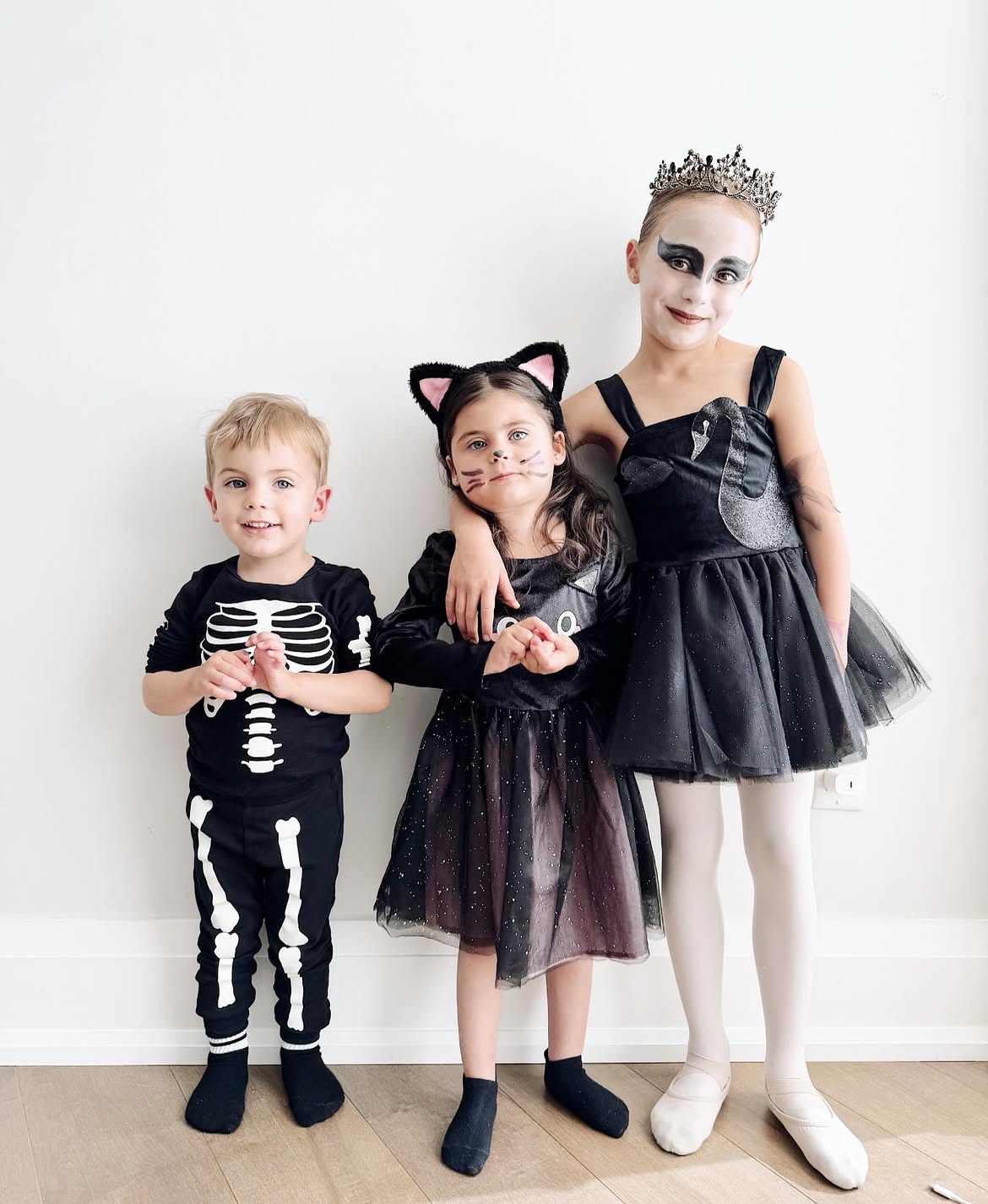 Black Halloween Trio Costume Ideas