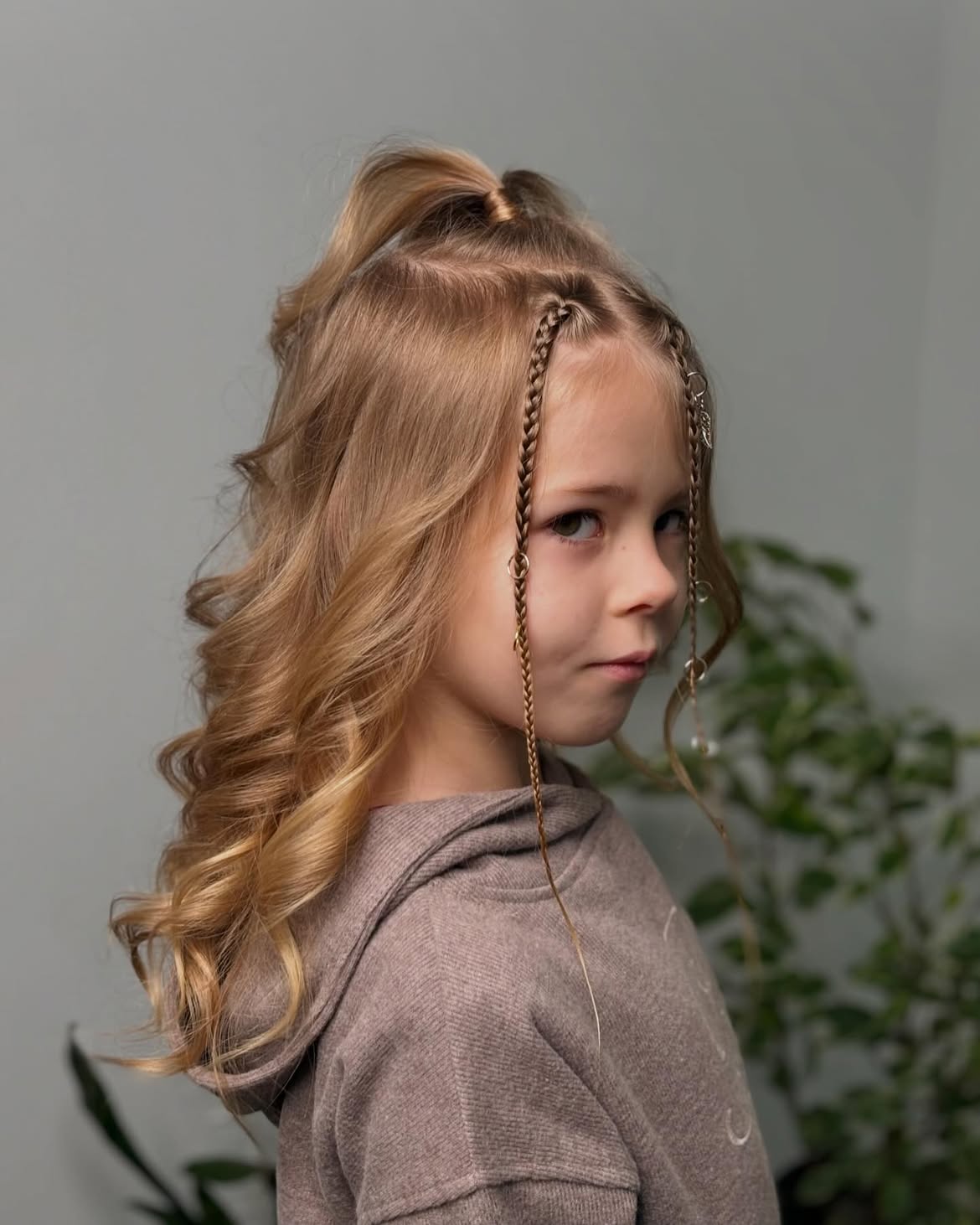 Braided Pigtails With Loose Waves