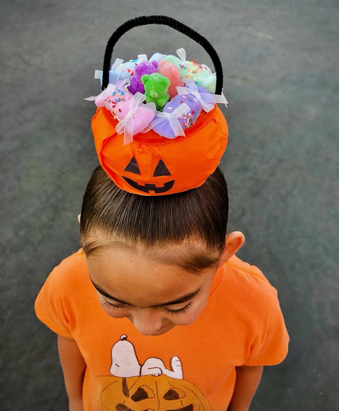 Candy Bucket Hair Accessory For Halloween