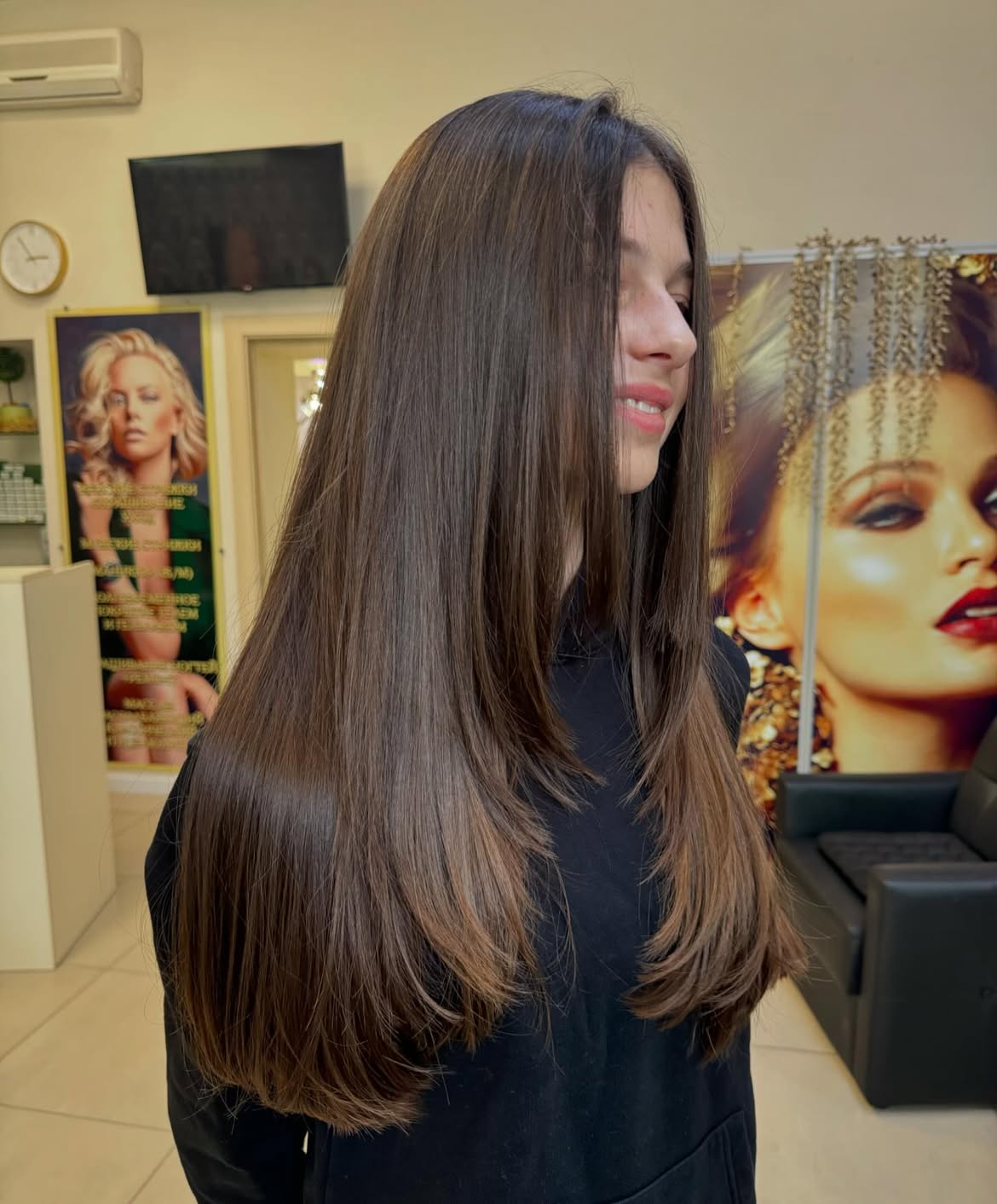 Caramel Balayage With Face-Framing Layers