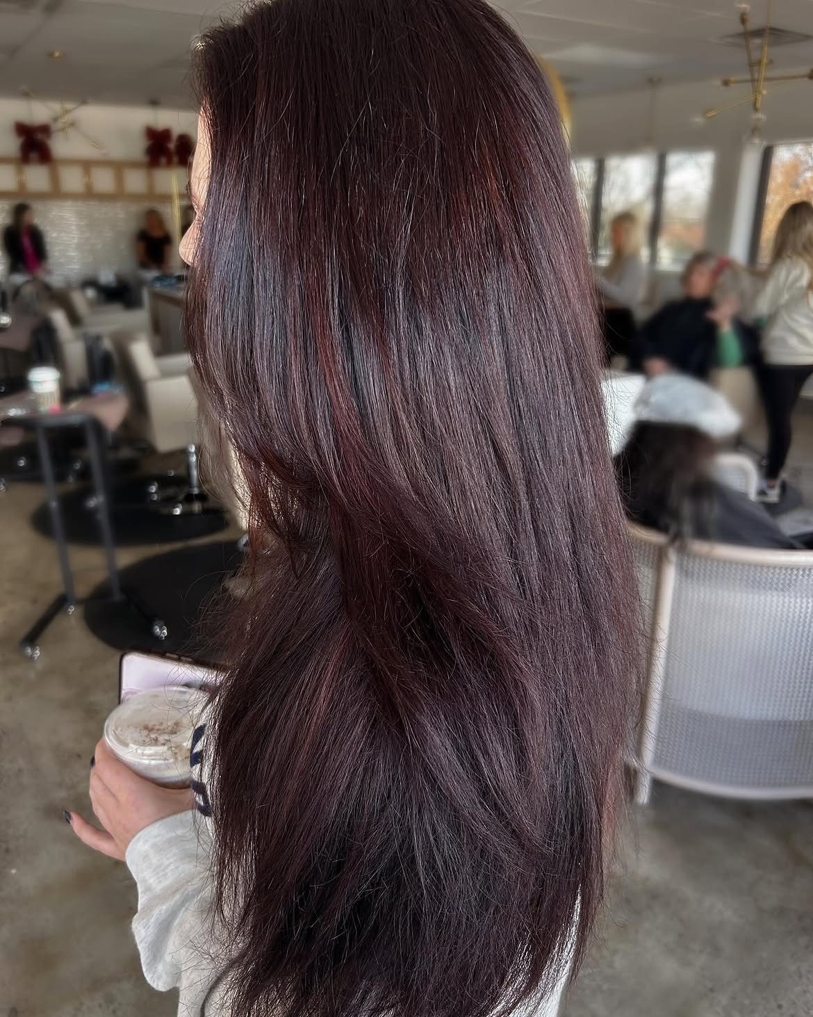 Deep Cherry Brown With Subtle Red Undertones