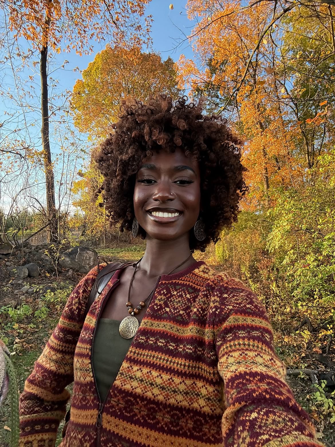 Defined Coily Bob With Volume