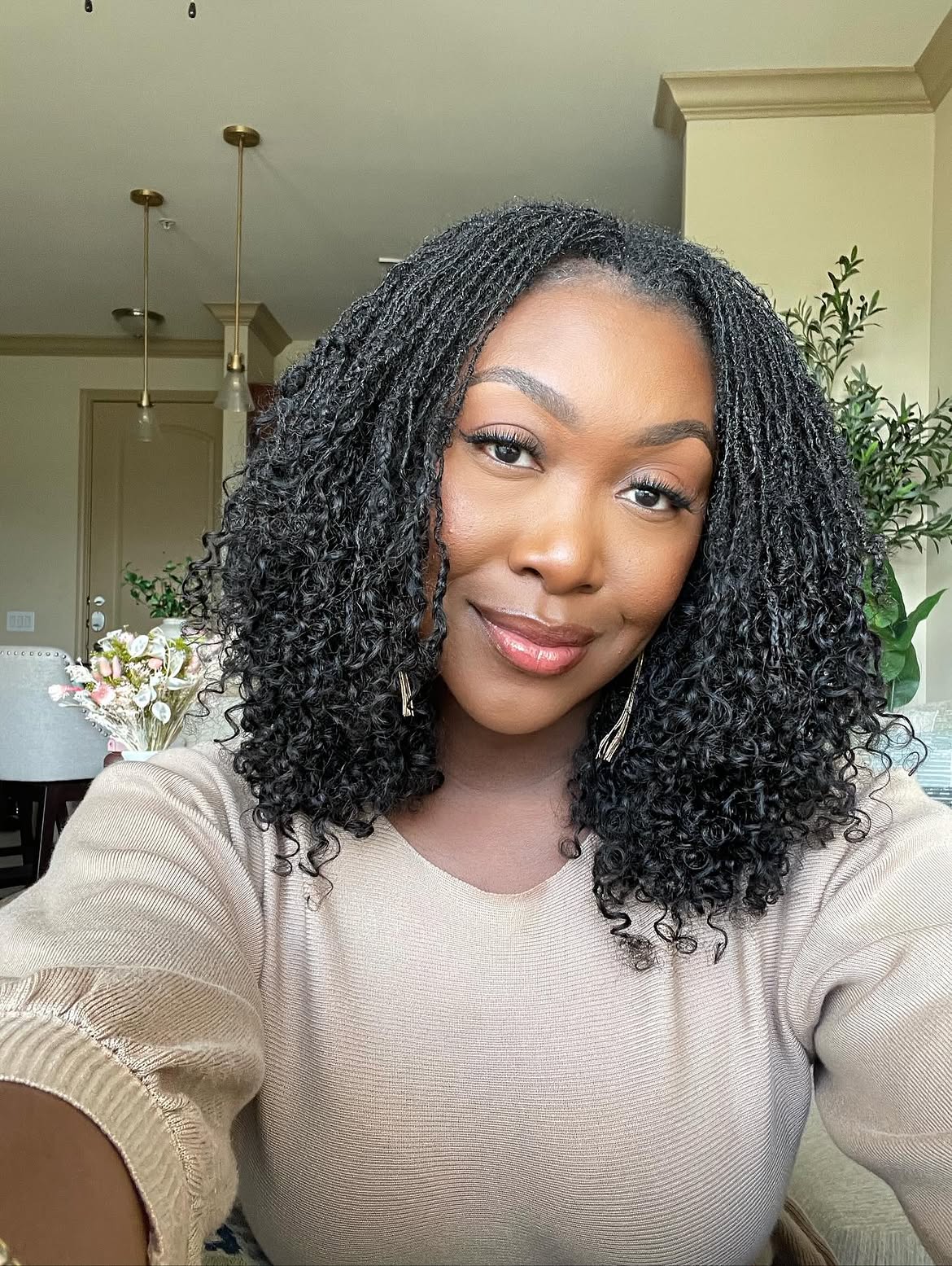 Defined Micro Braids With Springy Coils