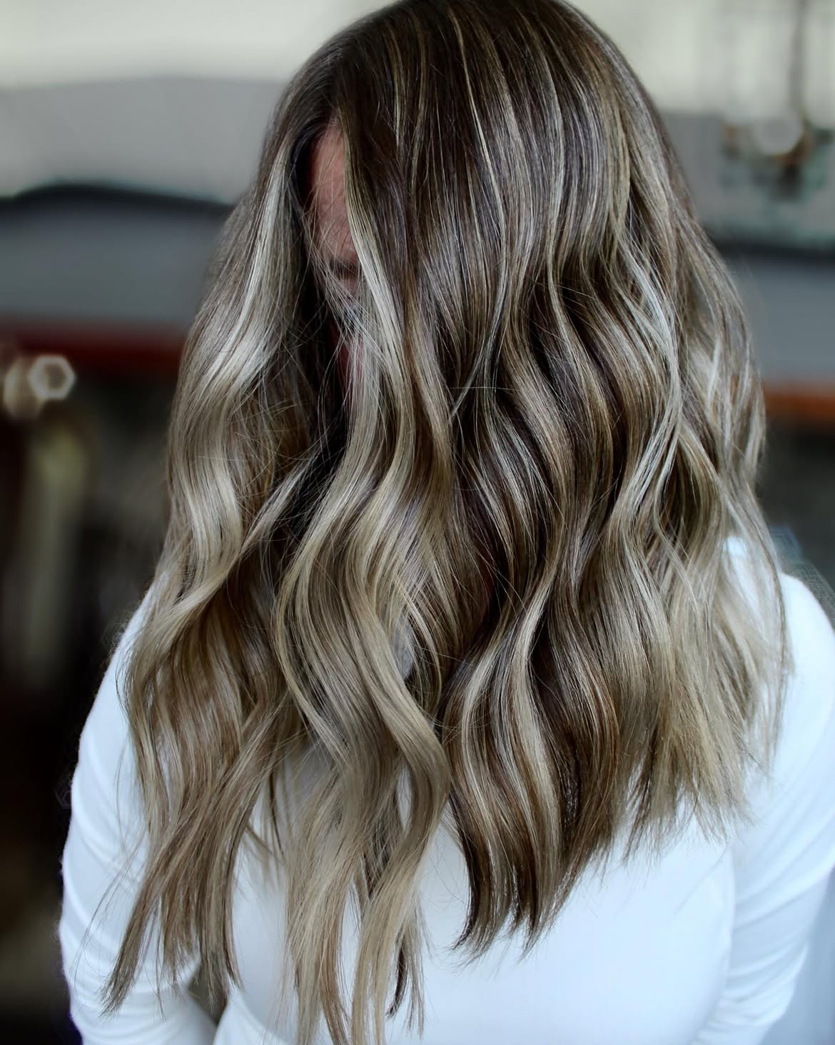 Dimensional Mushroom Brown With Sandy Blonde Highlights