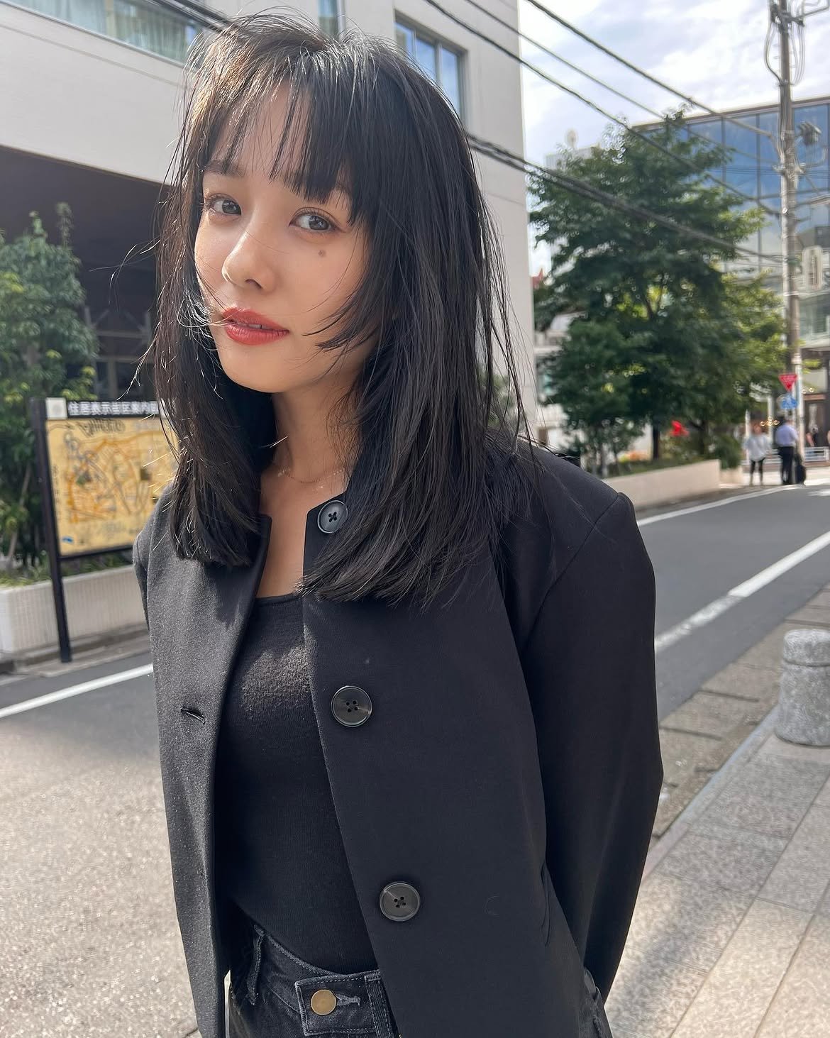 Effortless Layered Cut With Wispy Bangs