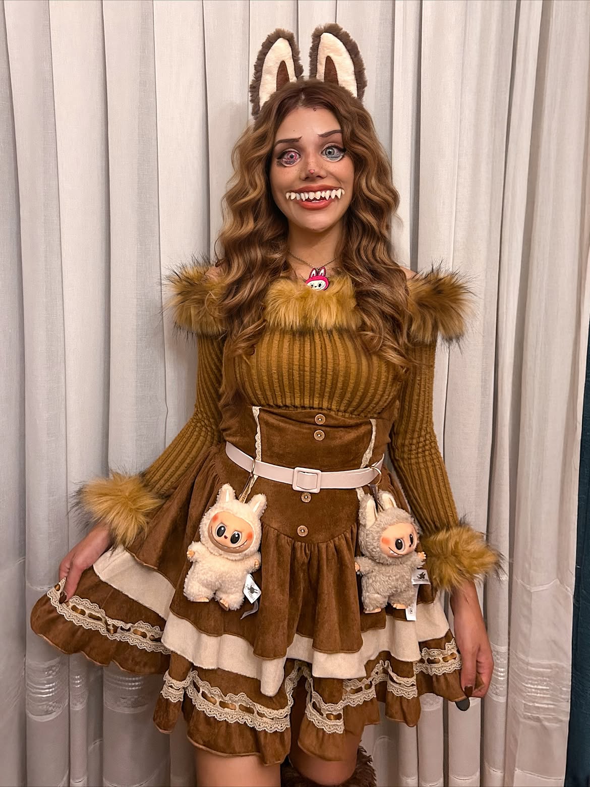 Fuzzy Creature Halloween Costume Dress-Up