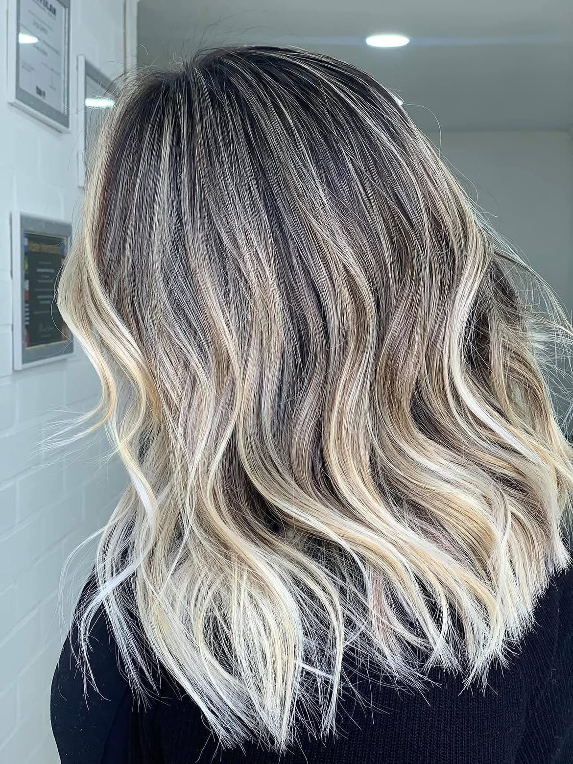 Gilded Honey Blonde Balayage With Soft Waves