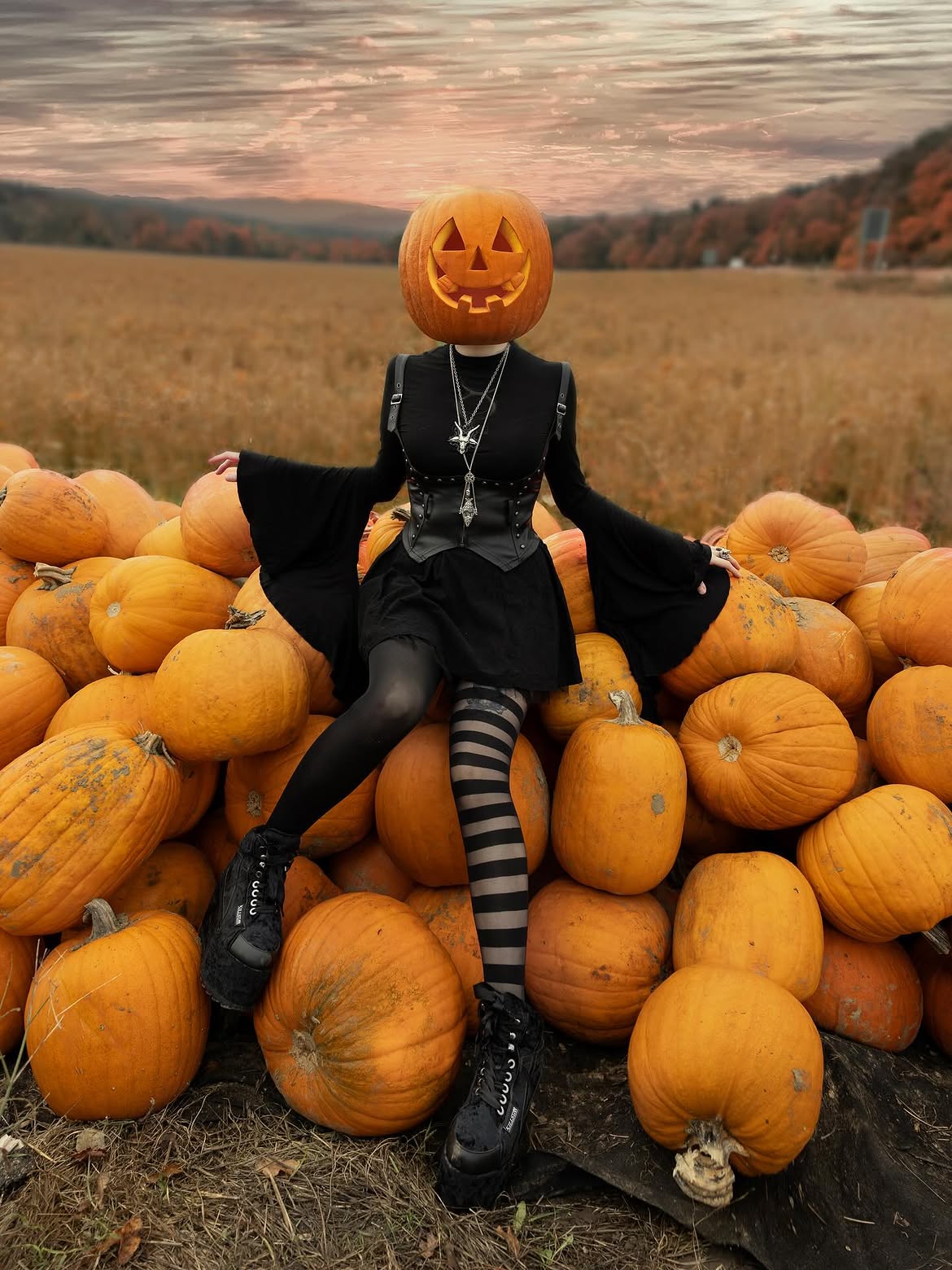 Gothic Pumpkin Patch Halloween Costume