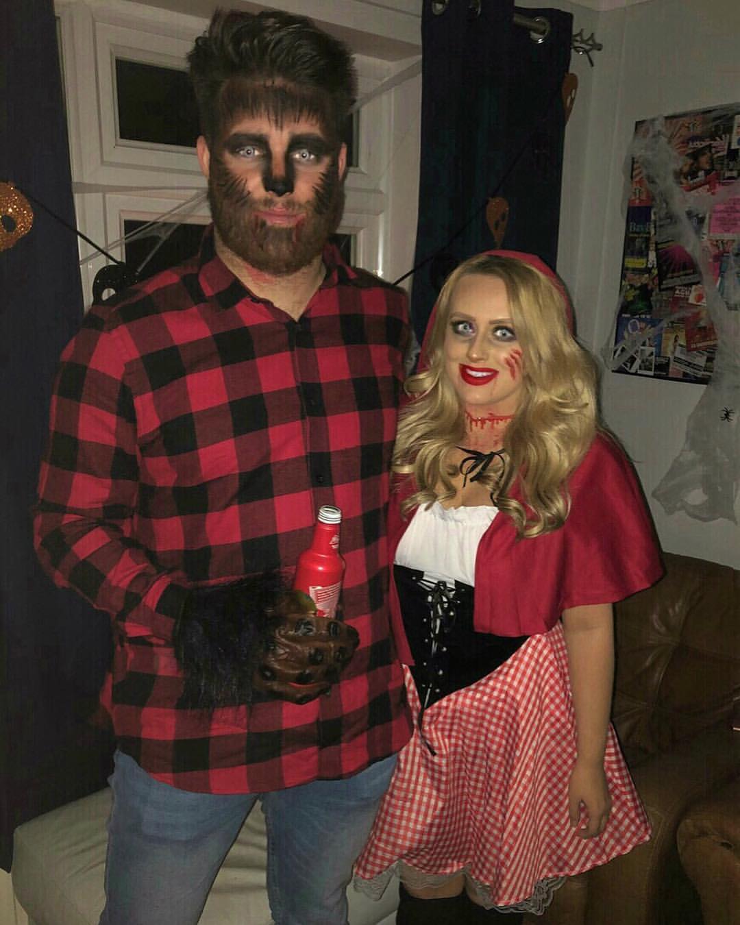 Little Red Riding Hood And Big Bad Wolf Couple Costume