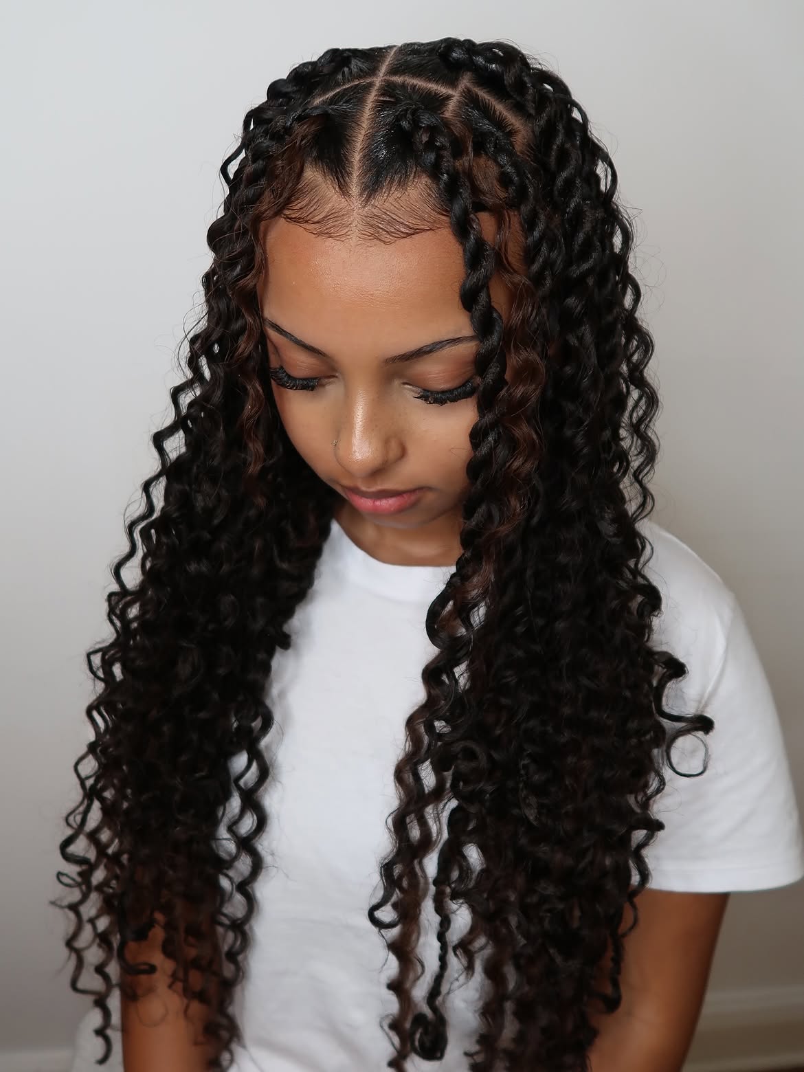 Long Wavy Crochet Twists With Defined Edges