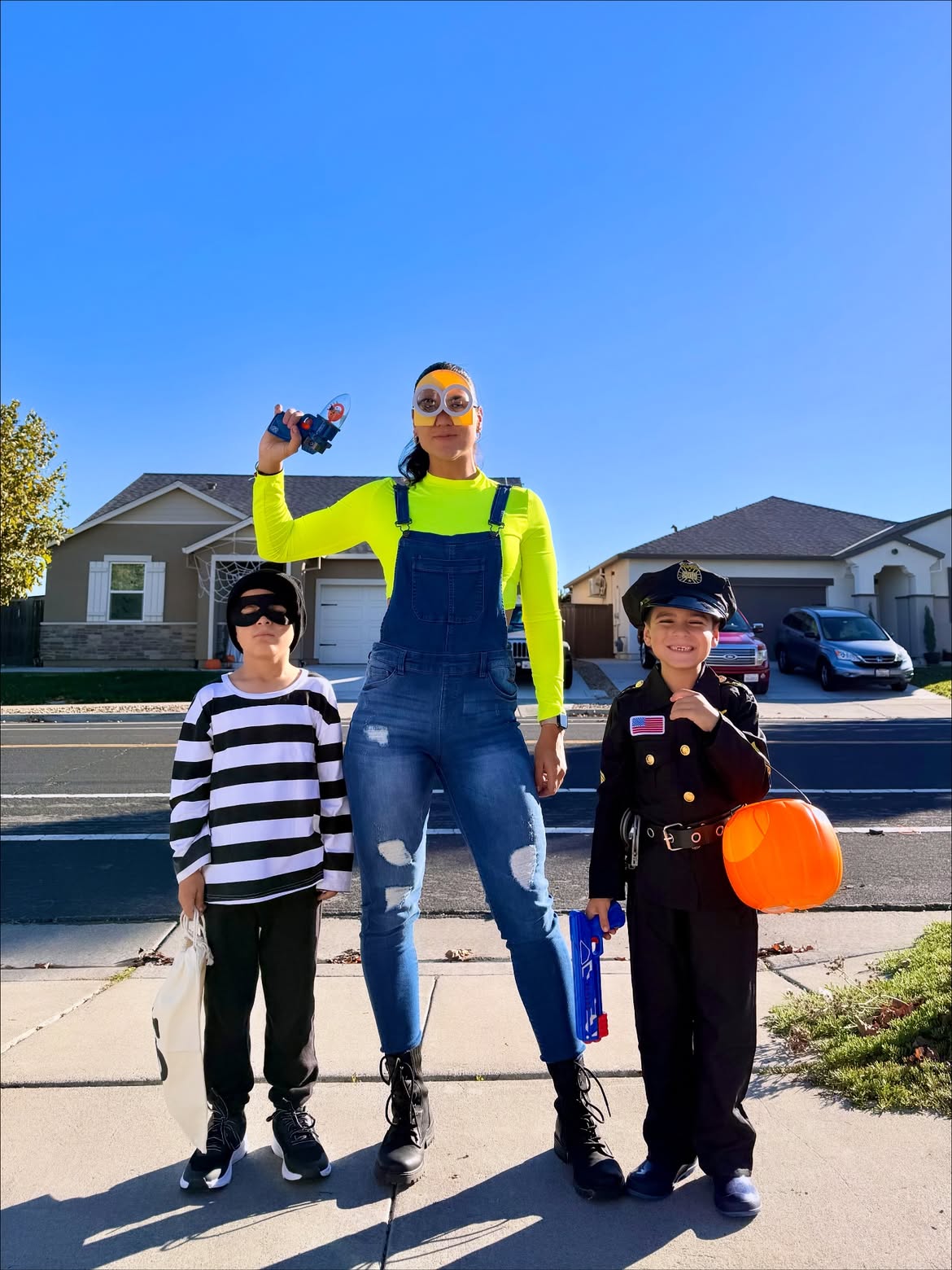 Minion Cop & Robber Trio Halloween Costumes