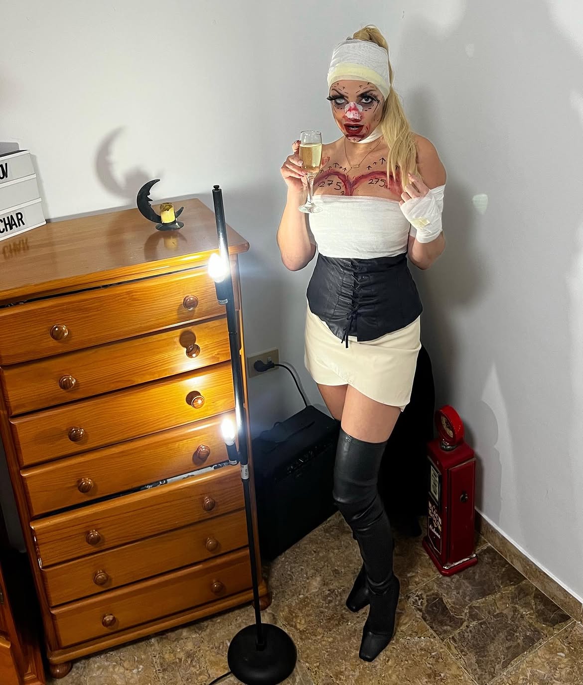 Post-Surgery Chic Halloween Costume