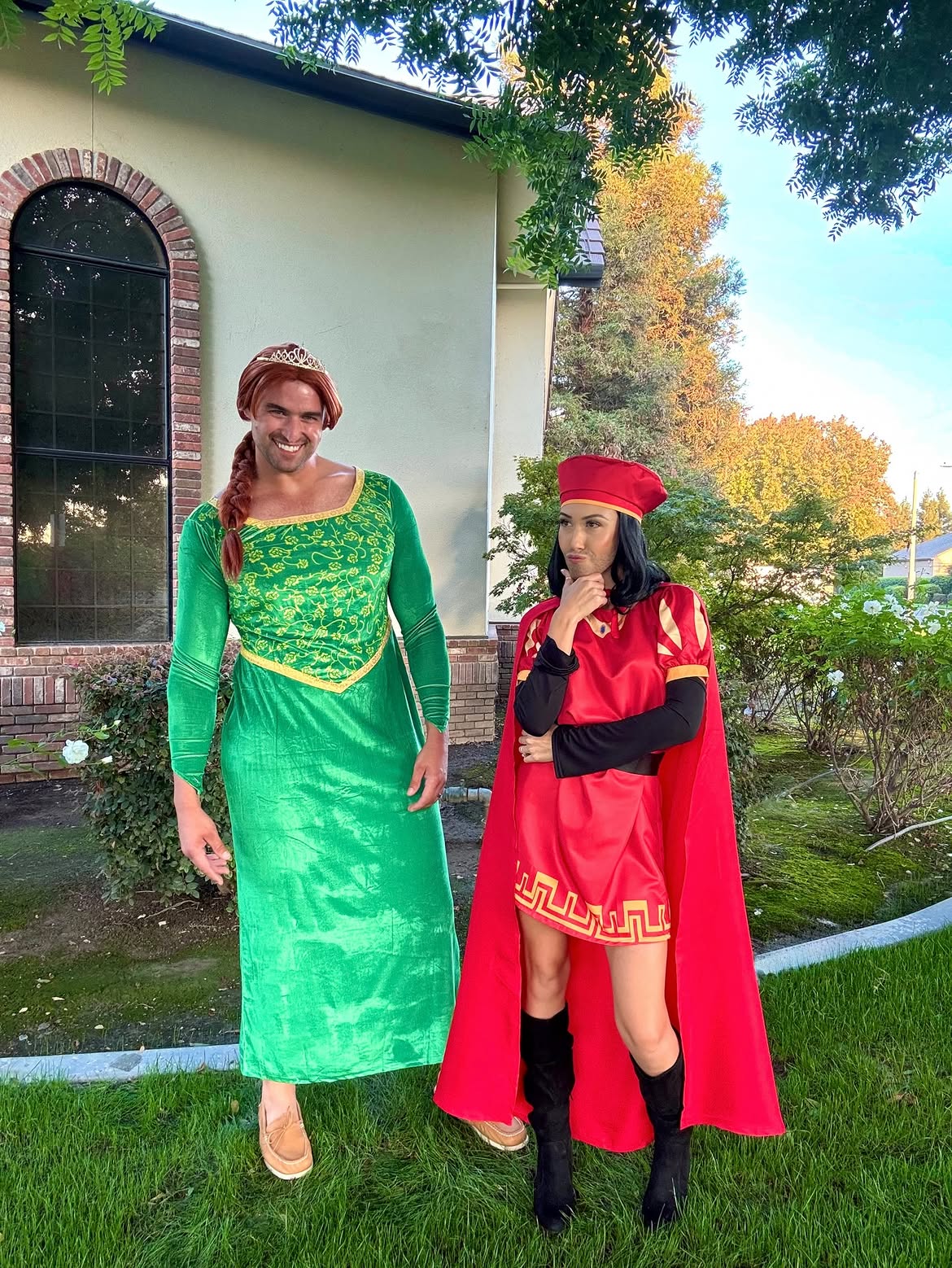 Princess Fiona and Prince Charming Halloween Couple Costume