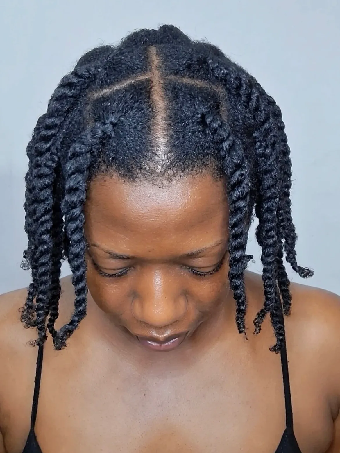 Protective Two-Strand Twists For Natural Hair