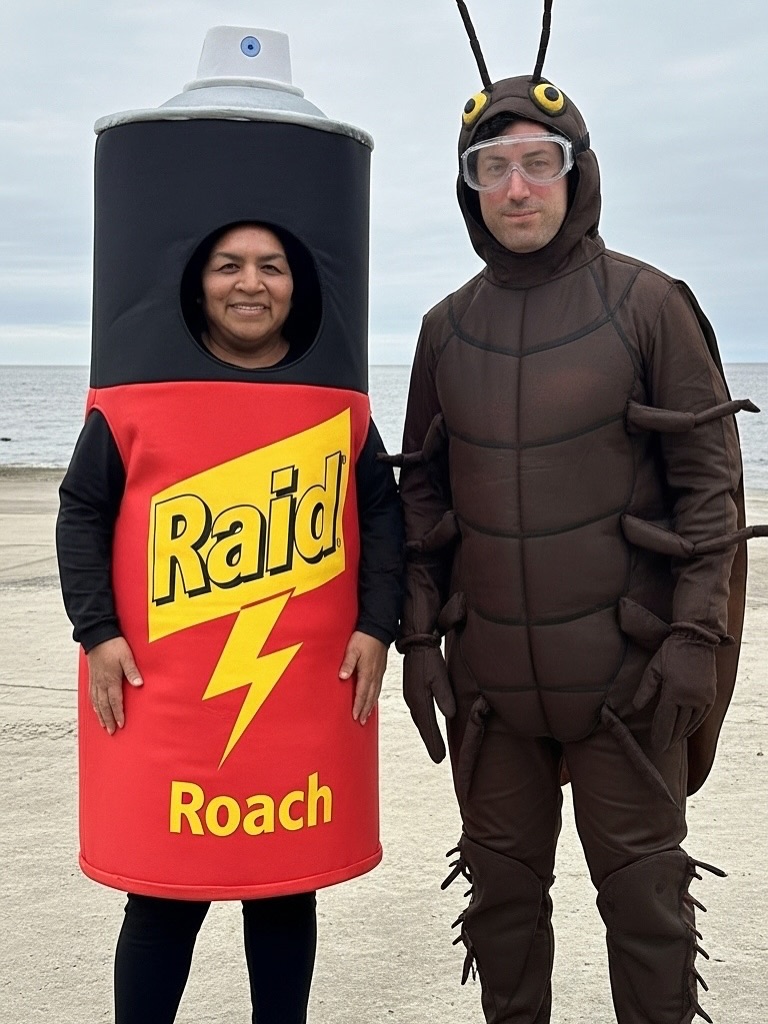 Raid Roach Spray Can & Cockroach Halloween Costume