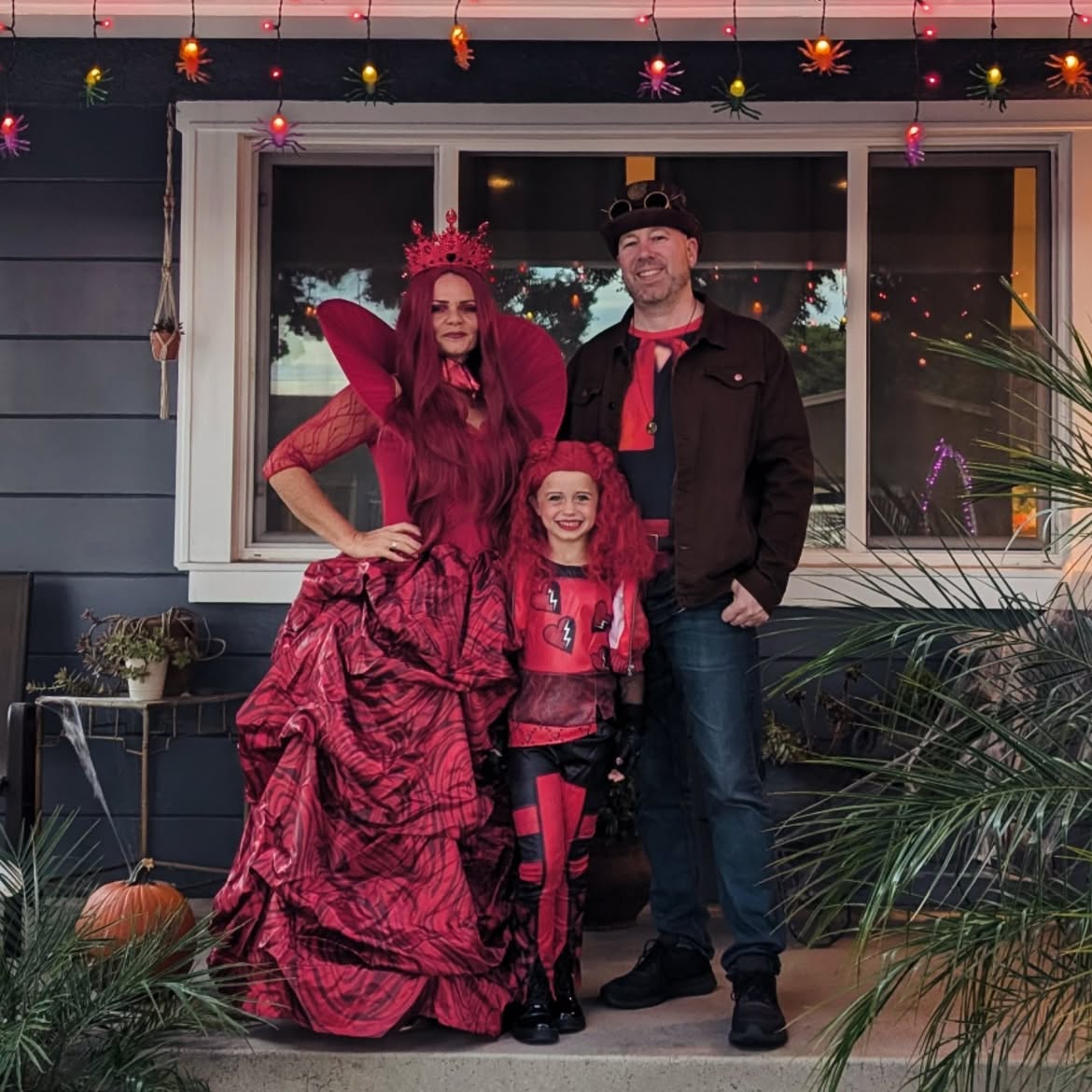 Red Queen, Steampunk Explorer, And Scarlet Witch Trio