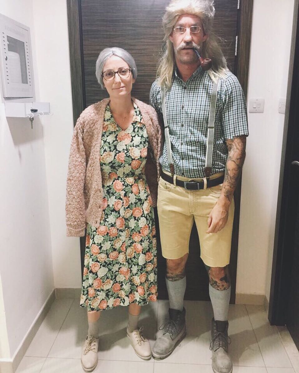 Retro Couple Halloween Costume