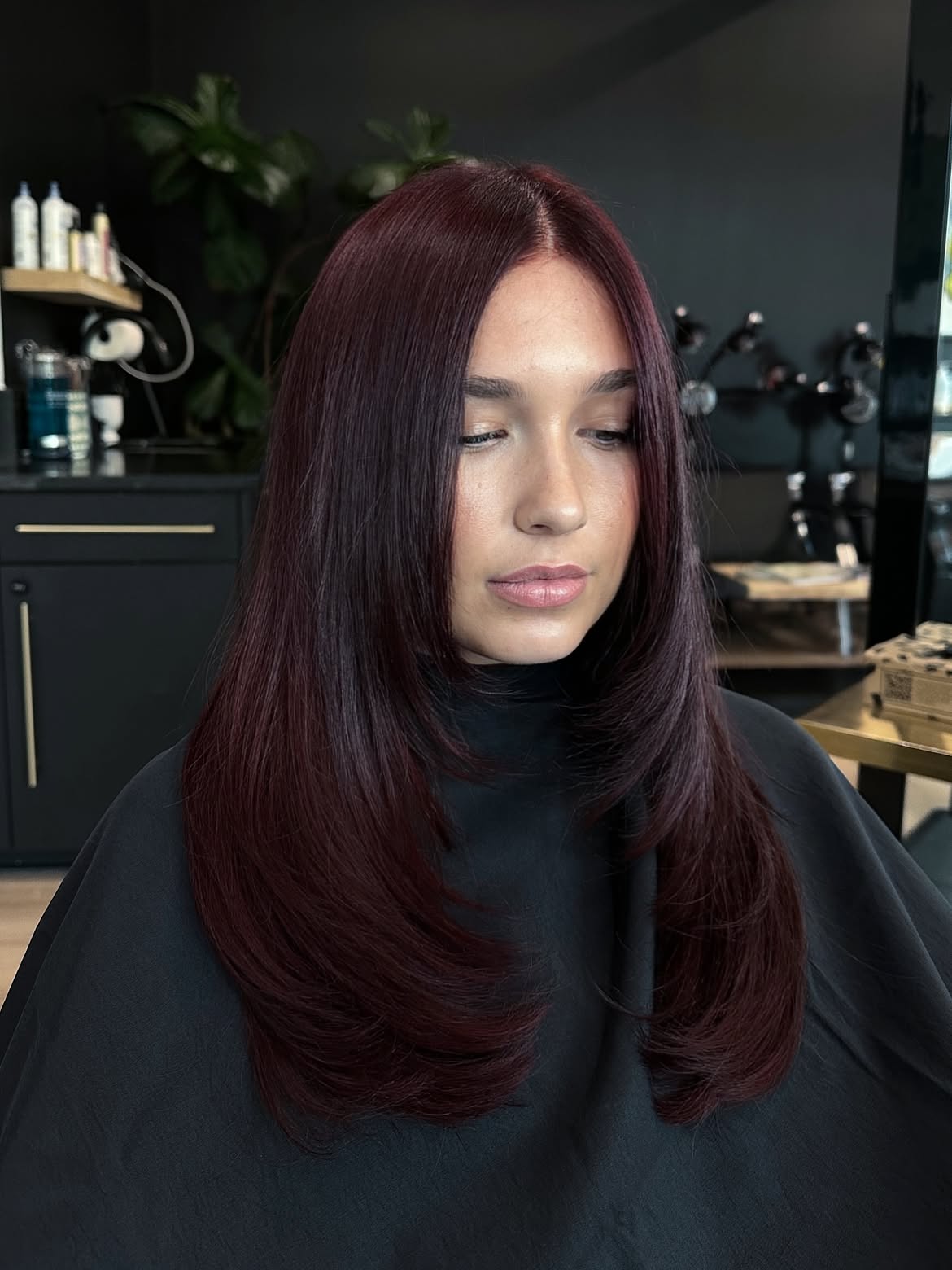 Rich Cherry Cola Layers With Subtle Auburn Undertones