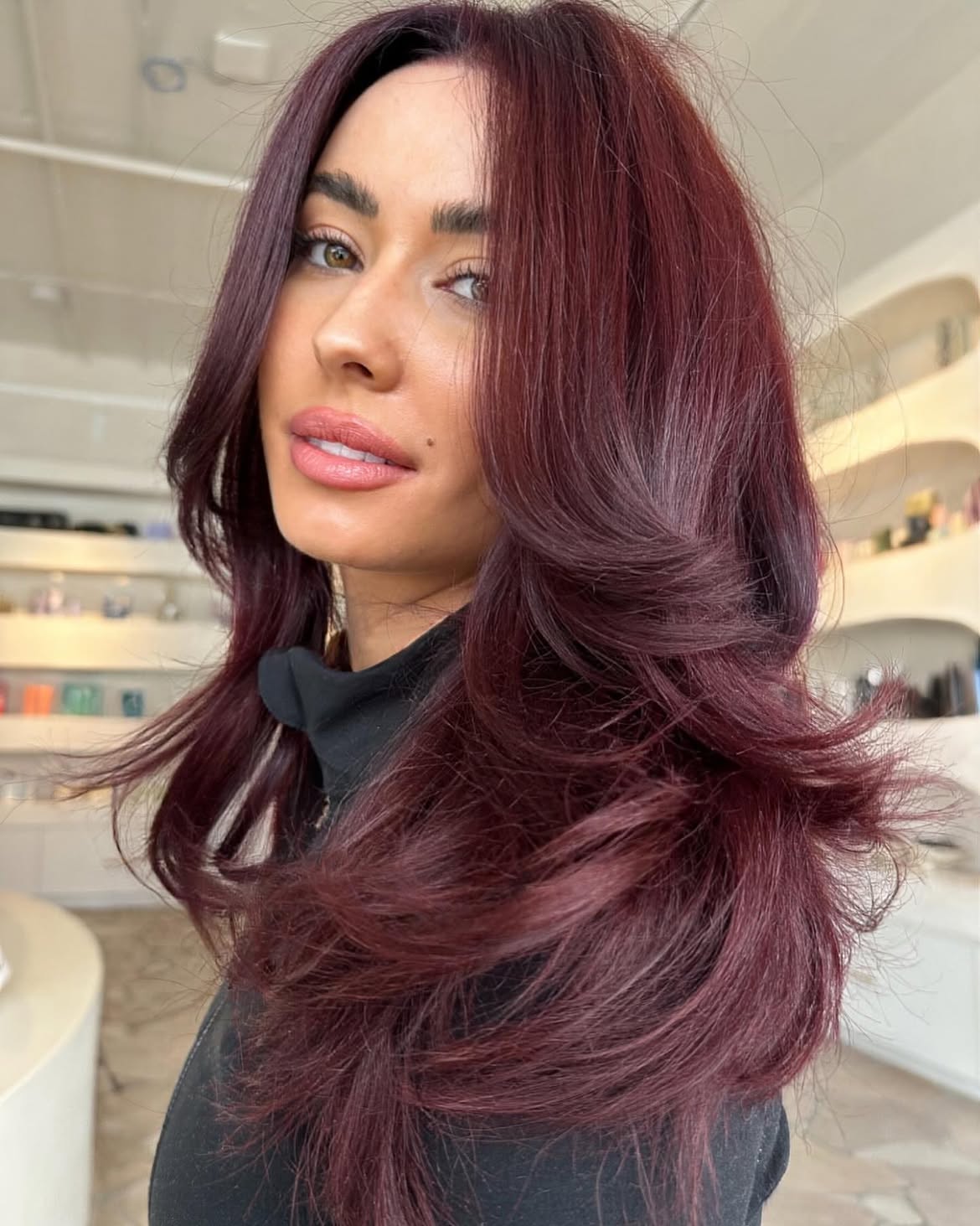 Rich Cherry Cola Layers With Subtle Shine