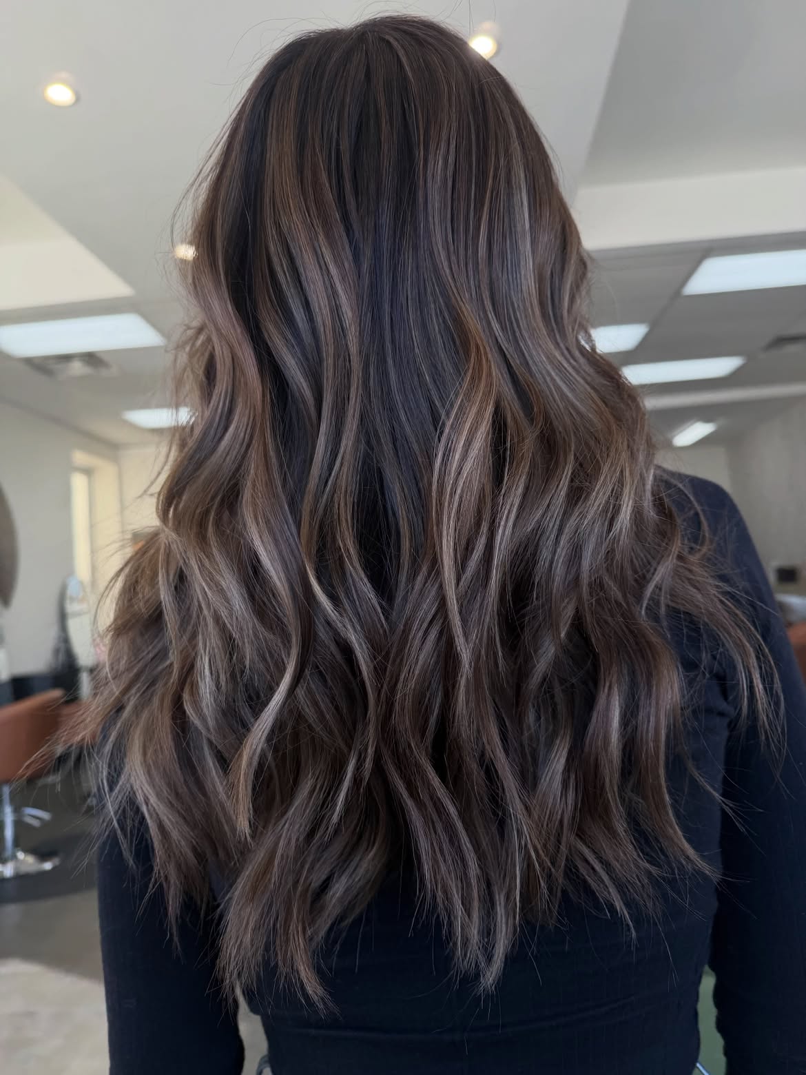Rich Espresso Bronde Waves For Fall