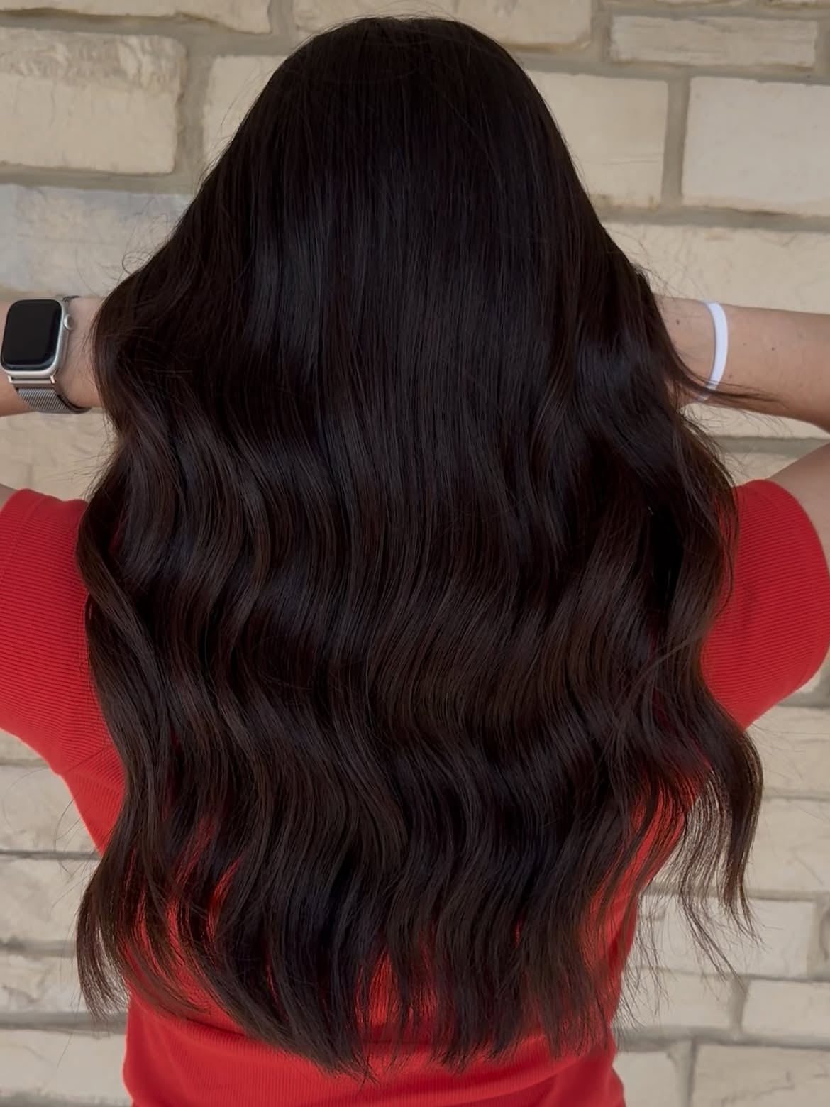 Rich Espresso Waves With Subtle Auburn Undertones