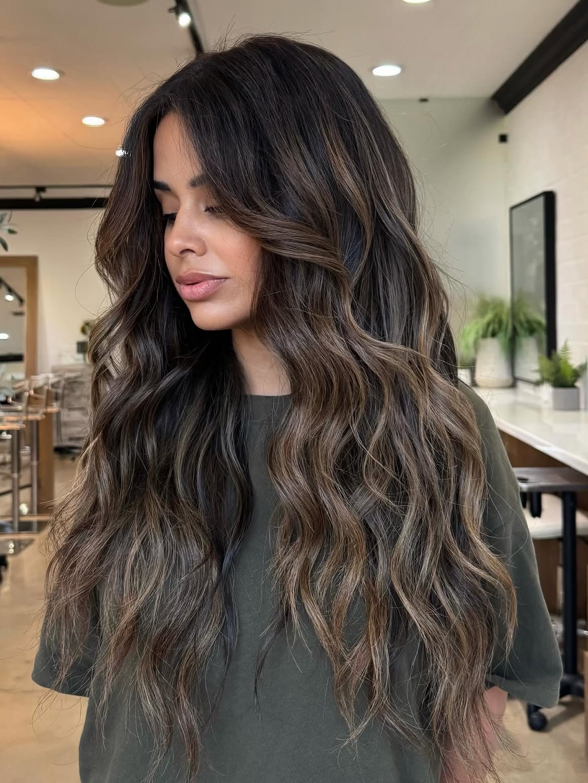 Rich Espresso With Subtle Ashy Highlights