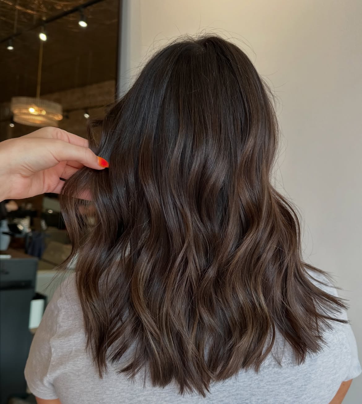 Rich Espresso With Subtle Chocolate Balayage