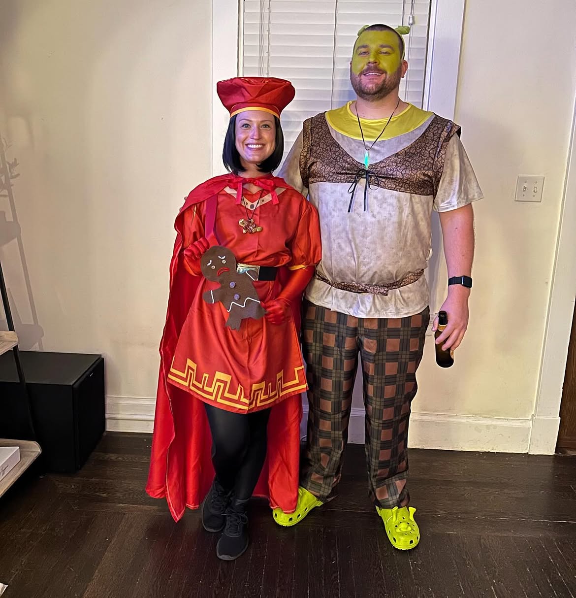 Shrek and Princess Fiona Halloween Couple Costume