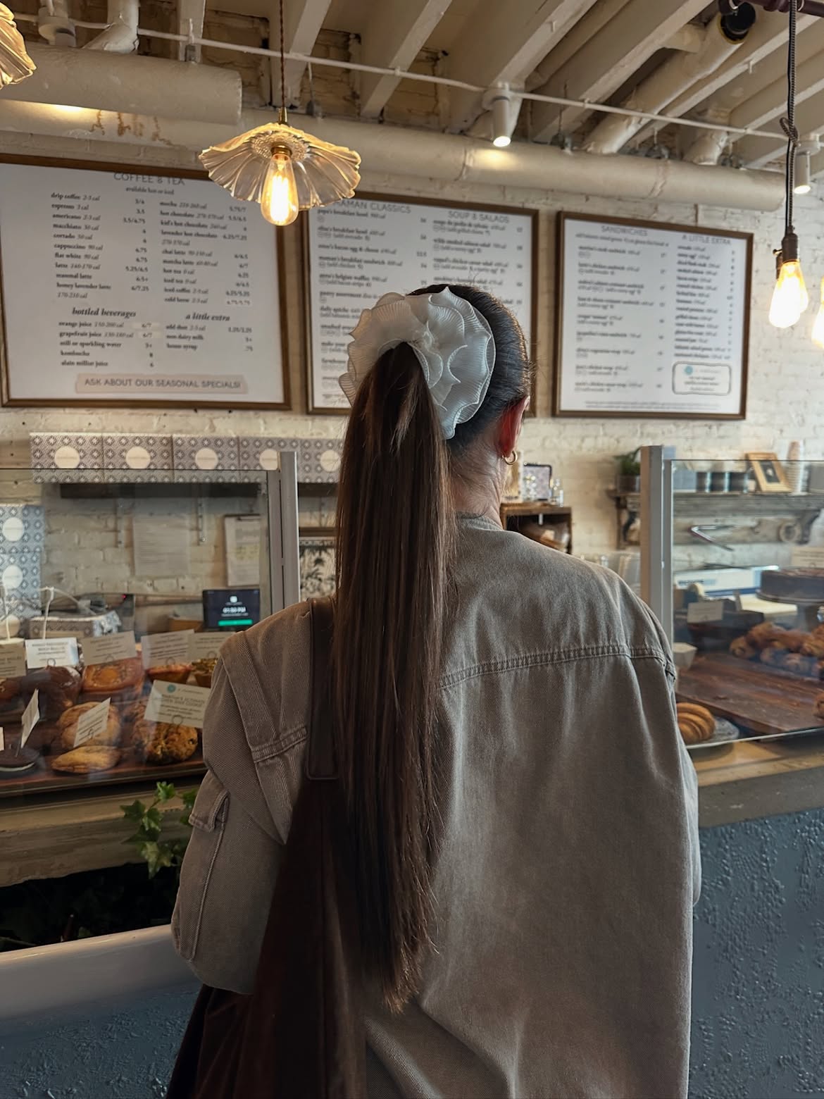 Sleek High Ponytail With Romantic Scrunchie