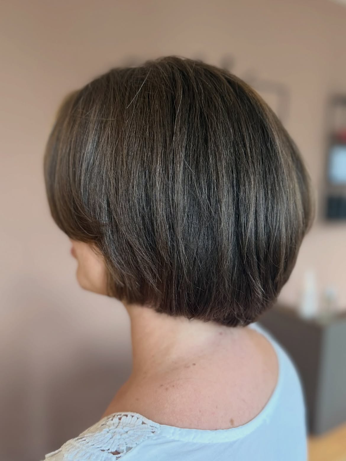 Sophisticated Inverted Bob With Subtle Ash Tones