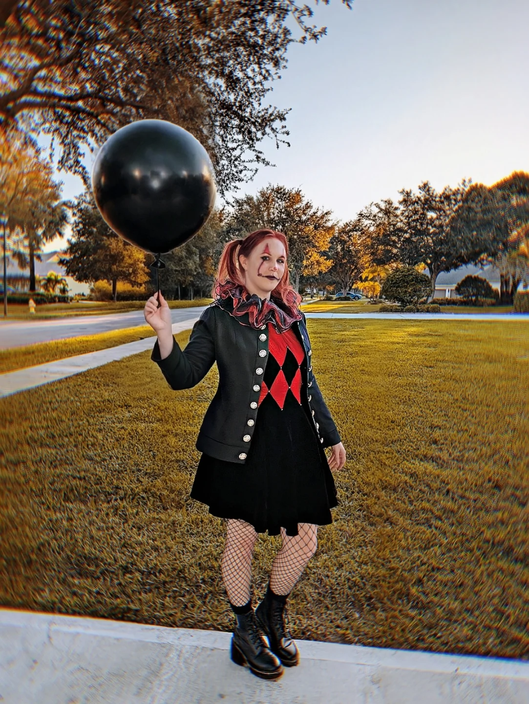 Spooky Clown Halloween Costume Outfit