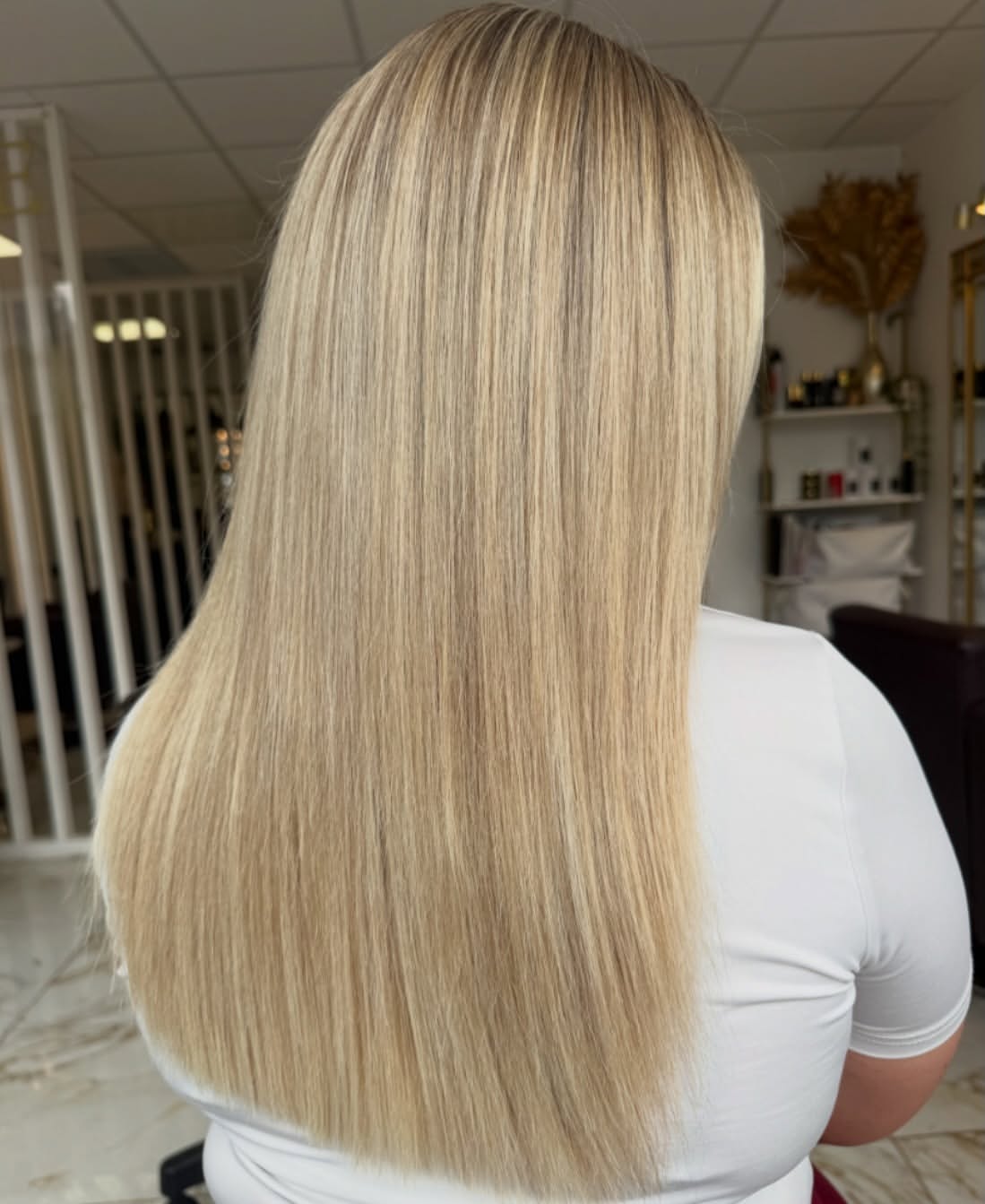 Warm Honey Blonde Balayage For Fall