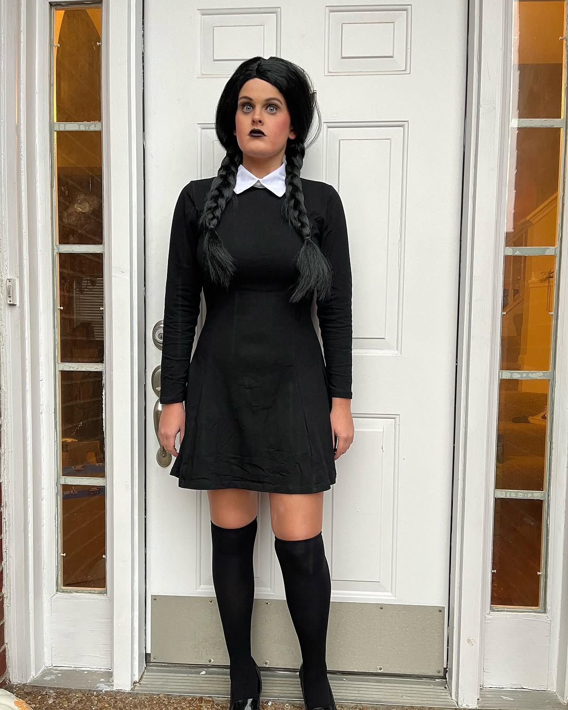 Wednesday Addams Inspired Goth Halloween Costume