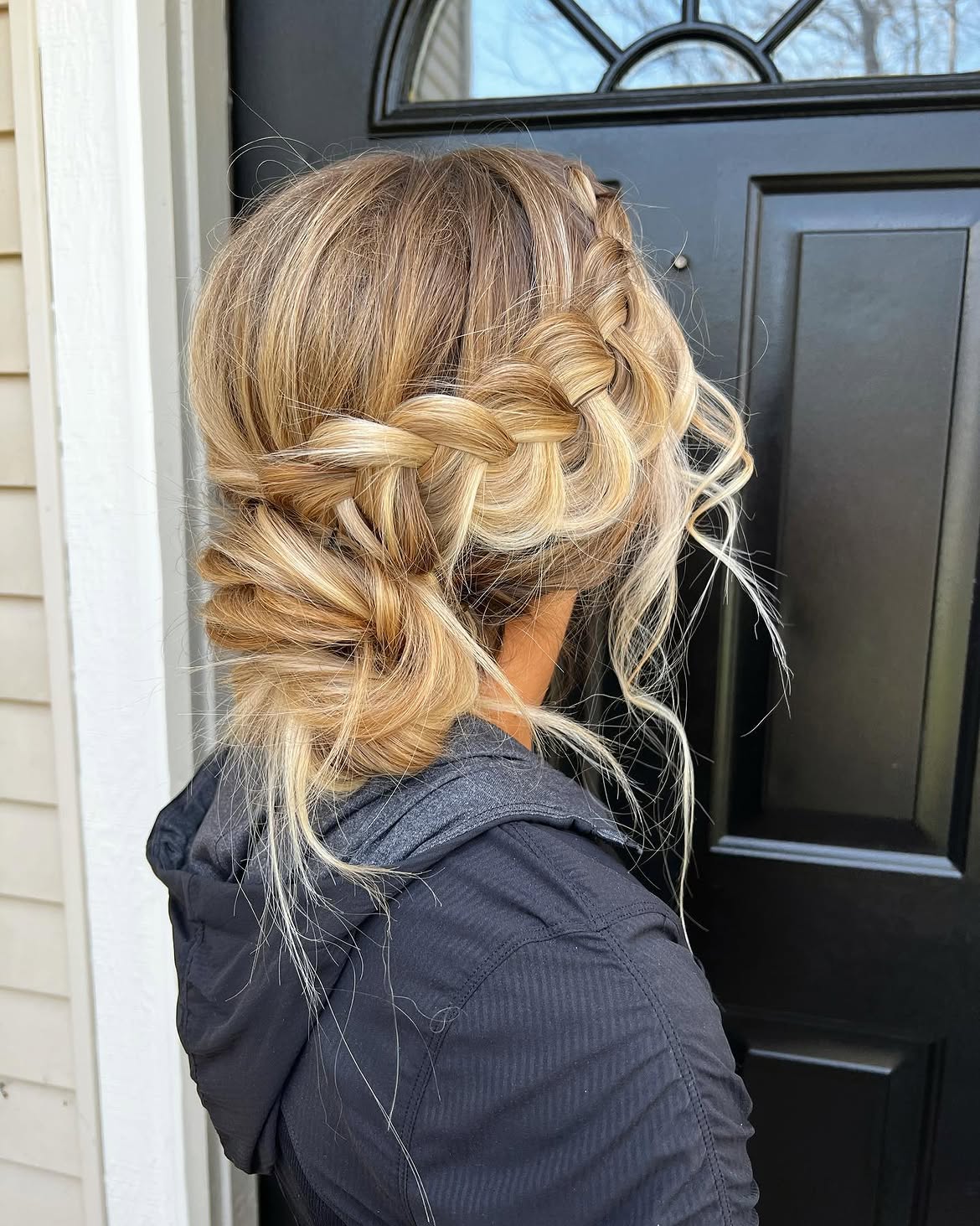 Bohemian Braided Updo For Thanksgiving Dinner