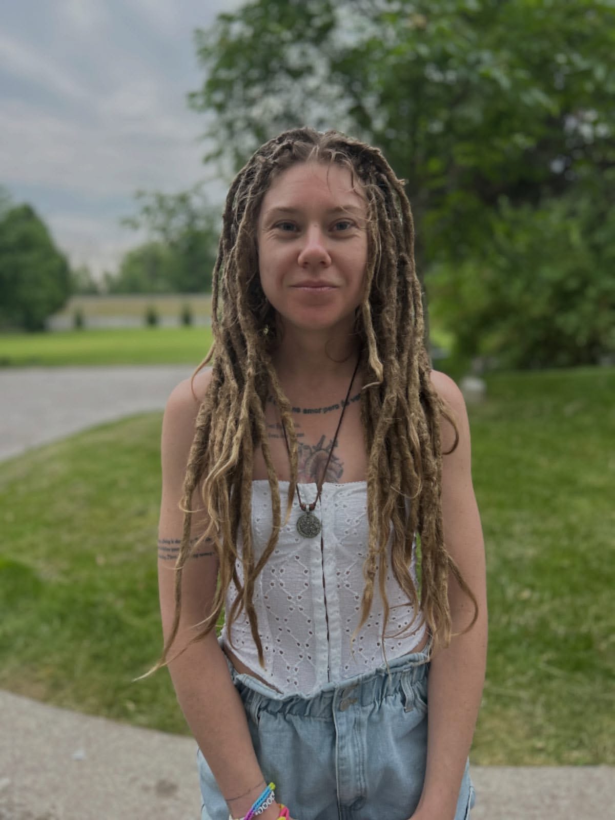 Boho Inspired Long Natural Locs Hairstyle