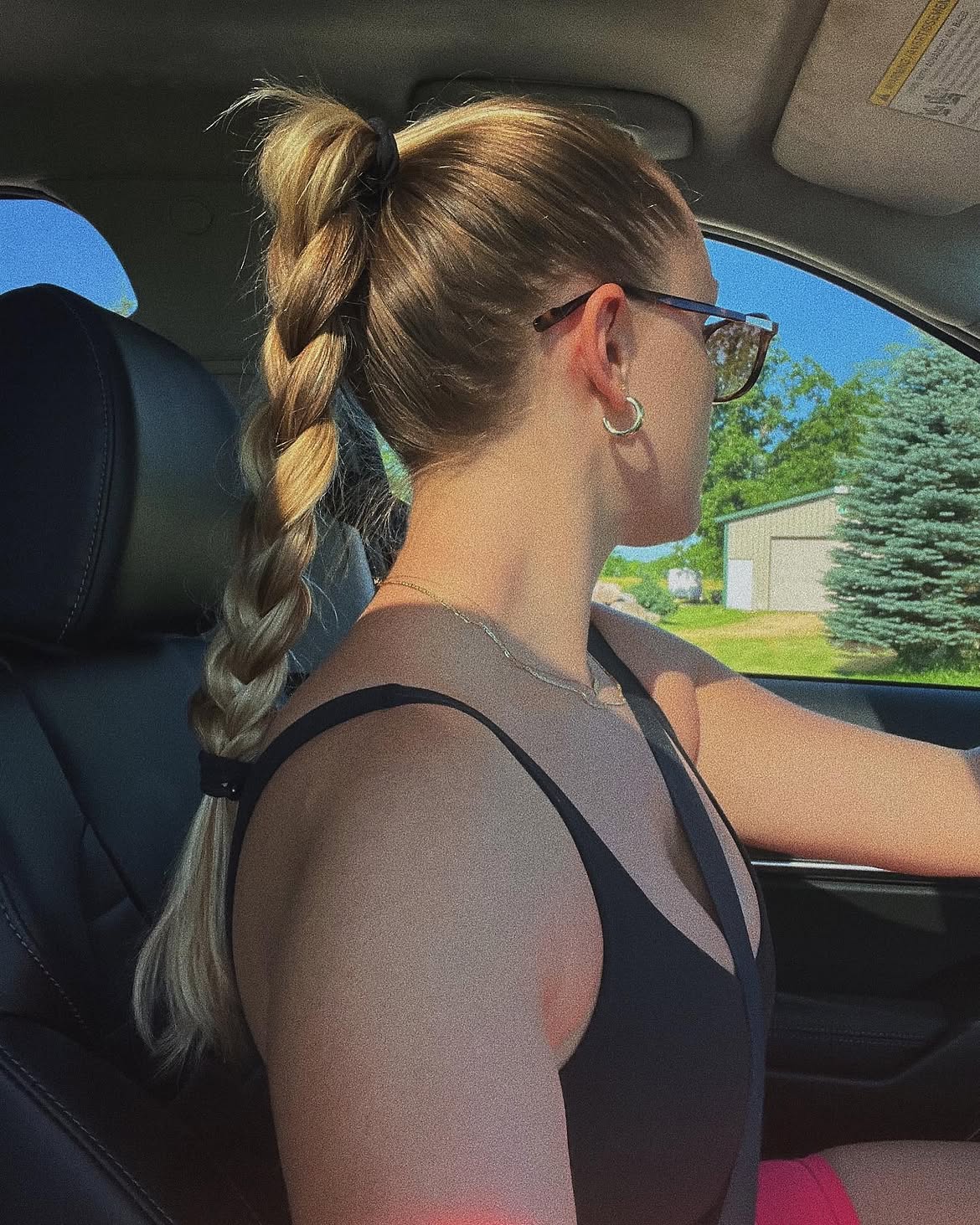 Braided High Ponytail For Summer Days