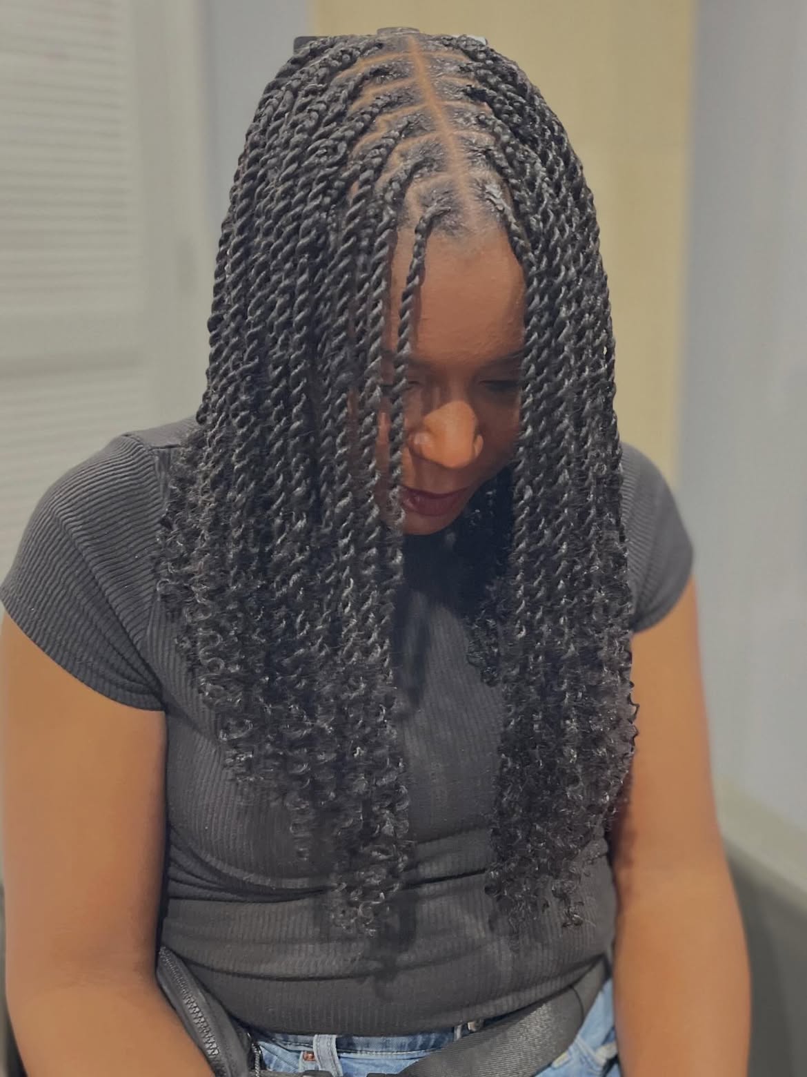 Classic Mid Length Two Strand Twist Braids
