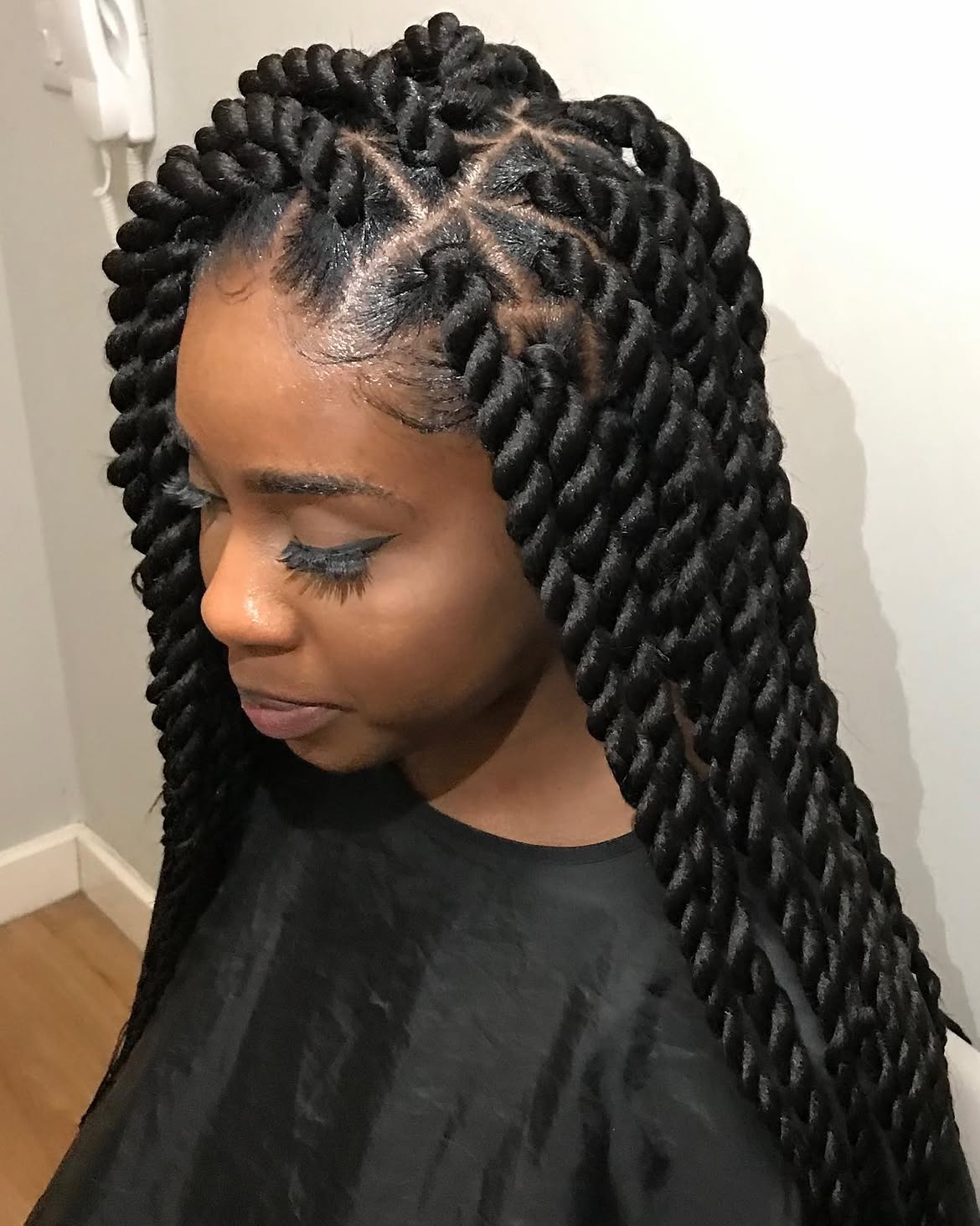 Defined Passion Twists With Geometric Parting