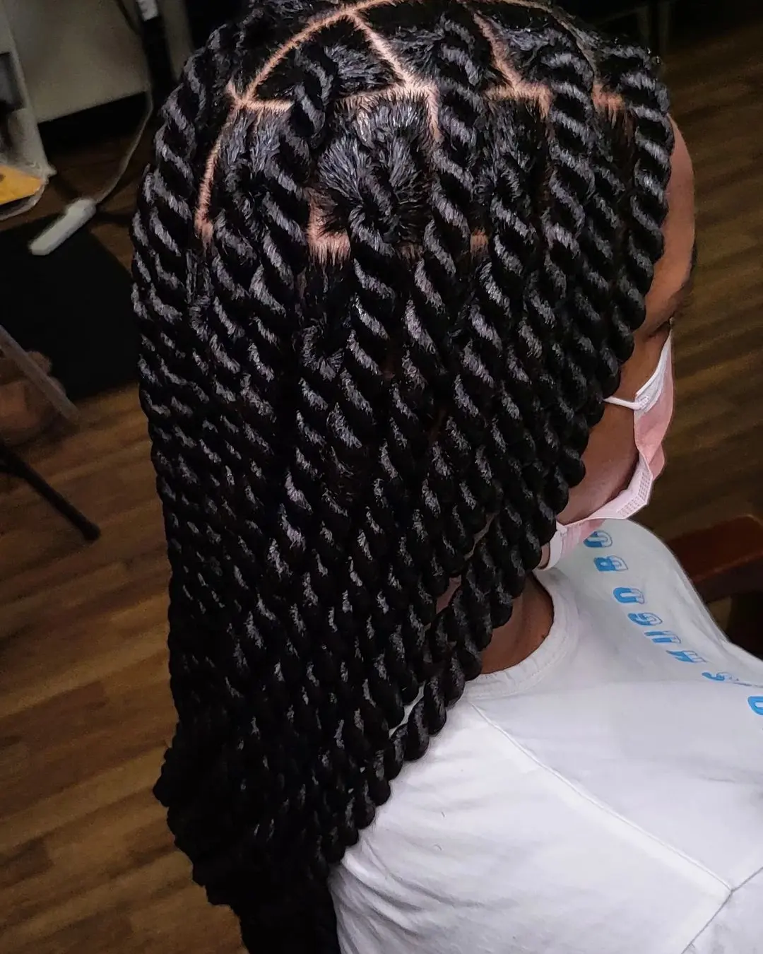 Defined Passion Twists With Precise Square Parting