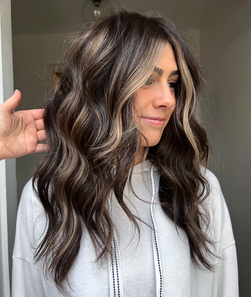 Dimensional Highlights With Bright Face Framing Layers